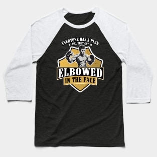 elbowed Muay Thai Baseball T-Shirt